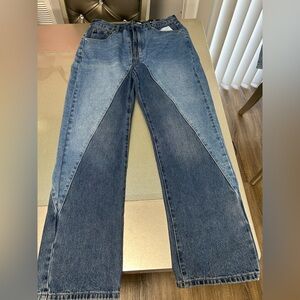 2 tone jeans